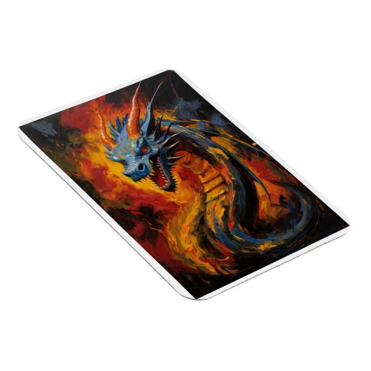 Fantasy Fire Breathing Dragon Magneet (Rechterzijde)