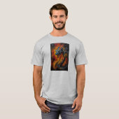 Fantasy Fire Breathing Dragon T-shirt (Voorkant volledig)