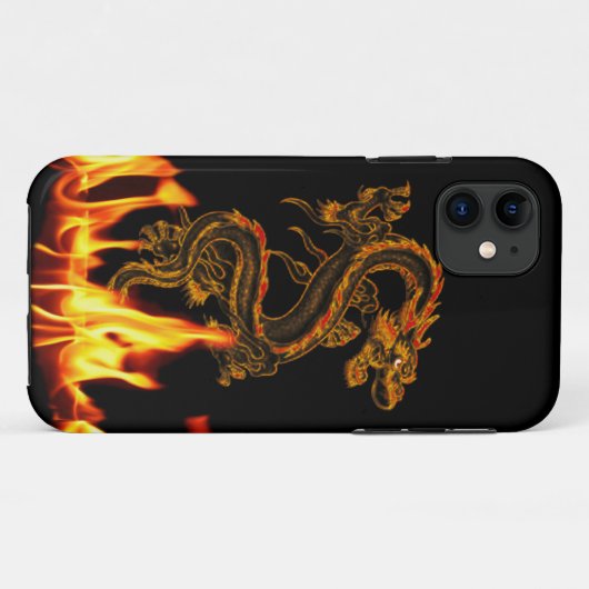 Fantasy Fire Dragon iPhone 5 Hoesje (Achterkant (horizontaal))