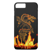 Fantasy Fire Dragon iPhone 7 plus hoesje (Achterkant)