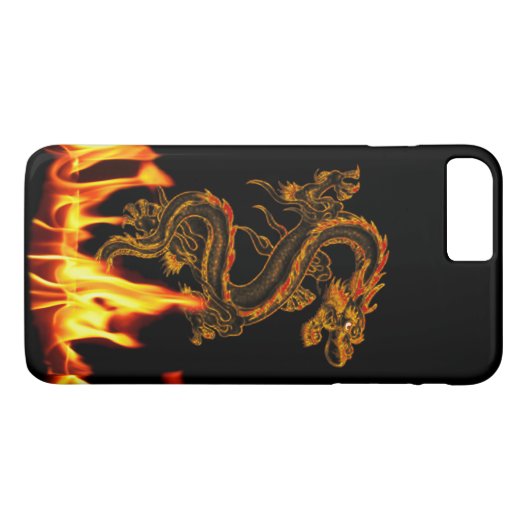 Fantasy Fire Dragon iPhone 7 plus hoesje (Achterkant (Horizontaal))