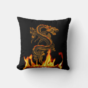 Fantasy Fire Dragon Sierkussen
