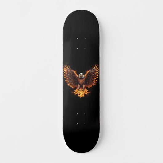 Fantasy Fire Eagle Persoonlijk Skateboard (Voorkant)