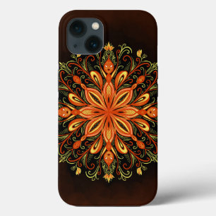 Fantasy Fire Flame Mandala Case-Mate iPhone Case