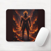 Fantasy Fire Infernal Guardian Muismat (Met muis)