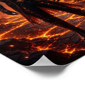Fantasy Fire Infernal Guardian Poster (Hoek)