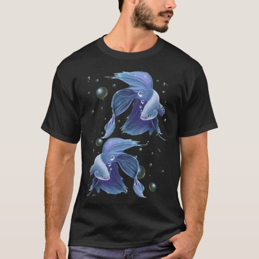 Fantasy Fish, een visverhaal T-shirt (Voorkant)