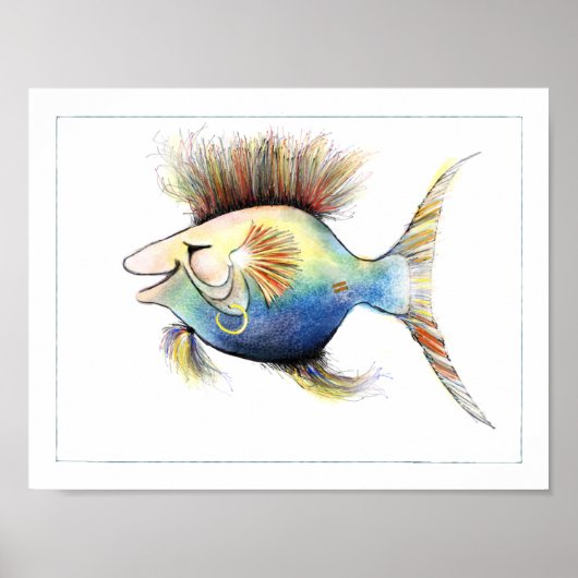 Fantasy Fish Poster: kabeljauw Stewart Poster (Voorkant)