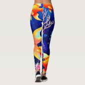 Fantasy Fish Swim Design Leggings (Achterkant)