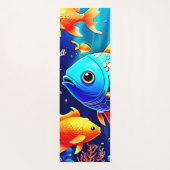 Fantasy Fish Swim Design Yogamat (Achterkant)