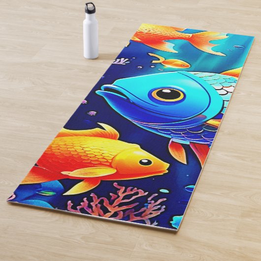 Fantasy Fish Swim Design Yogamat (In situ)