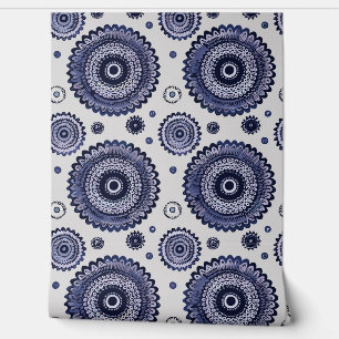 Fantasy floral behang