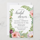 Fantasy Floral Bridal Shower Uitnodiging (Voorkant)