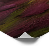 Fantasy floral courtyard roze boom poster (Hoek)