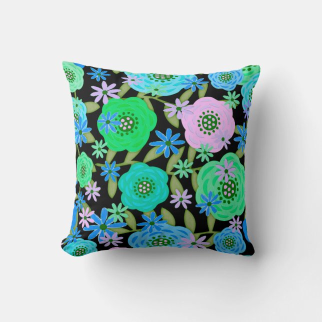 Fantasy Floral Design Kussen (Voorkant)