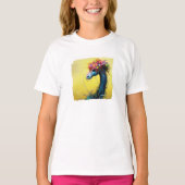Fantasy floral dragon T-Shirt (Voorkant)