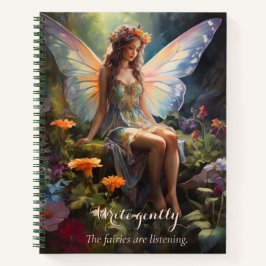 Fantasy Floral Fairy Magic Garden Notitieboek