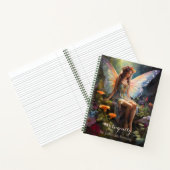 Fantasy Floral Fairy Magic Garden Notitieboek (Binnen)