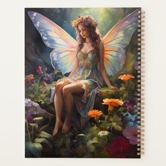 Fantasy Floral Fairy Magic Garden Planner (Achterkant)