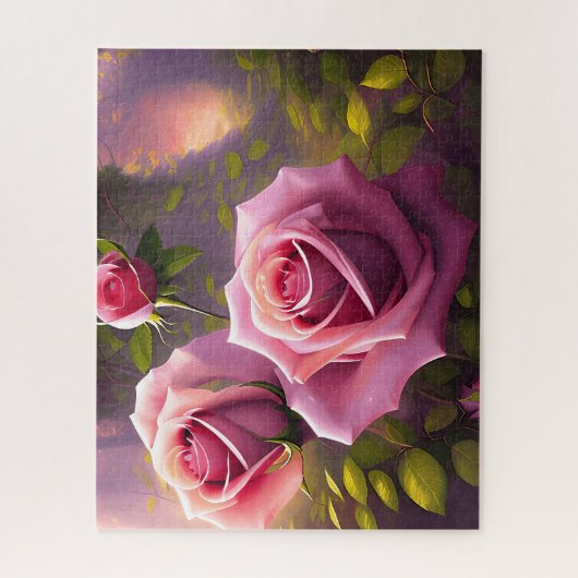 Fantasy Floral Forest Legpuzzel (Verticaal)