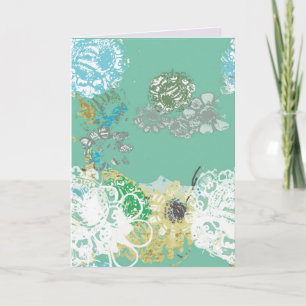 Fantasy Floral Hand-getekende Graphic Kaart