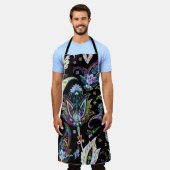 Fantasy Floral Paisley: naadloos Ornament Schort (Gedragen)