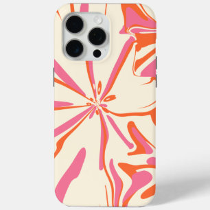 Fantasy Floral - Roze, Oranje en crème iPhone 15 Pro Max Hoesje