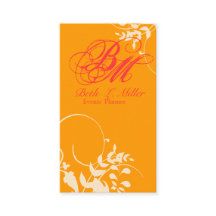 Fantasy Floral Swirls Modern Elegant Professional