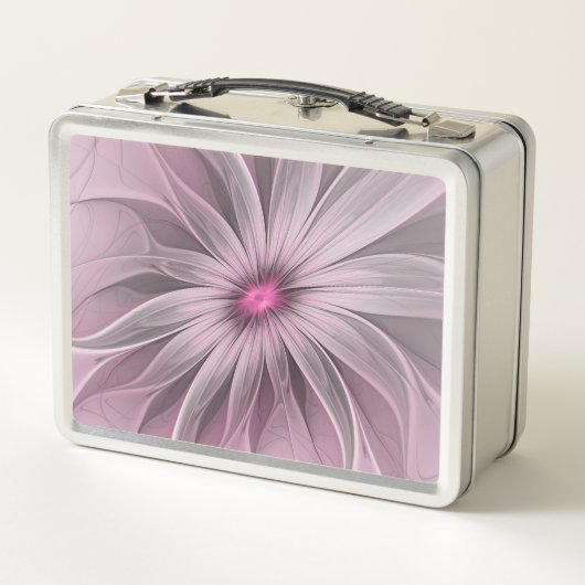 Fantasy Flower Abstract Plum Floral Fractal Art (Achterkant)