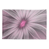 Fantasy Flower Abstract Plum Floral Fractal Art Kussensloop (Achterkant)
