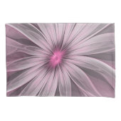 Fantasy Flower Abstract Plum Floral Fractal Art Kussensloop (Voorkant)