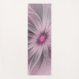 Fantasy Flower Abstract Plum Floral Fractal Art Yogamat