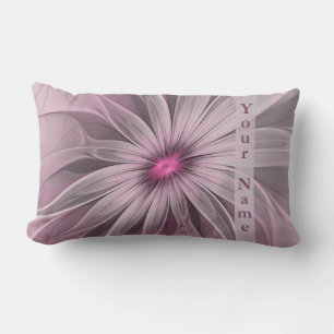 Fantasy Flower Abstract Plum Floral Fractal Name Kussen