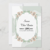 Fantasy Flower Beauful Kaart Design Sjabloon (Achterkant)