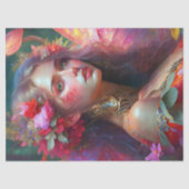 Fantasy Flower Garden Fairy Decoupage Tissuepapier (Voorkant)