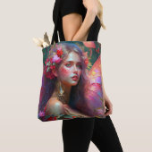 Fantasy Flower Garden Fairy Tote Bag (Dichtbij)