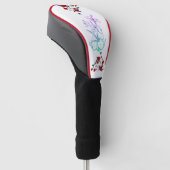Fantasy Flowers Afbeelding Golfheadcover (Schuin)