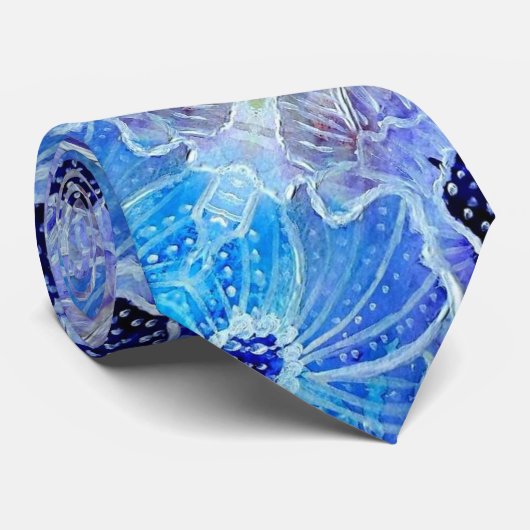 Fantasy Flowers Art 1 - Stropdas (Opgerold)