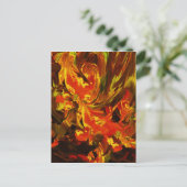Fantasy Flowers Briefkaart (Staand voorkant)