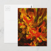 Fantasy Flowers Briefkaart (Voorkant / Achterkant)