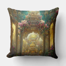 Fantasy Flowers Church - Kussen