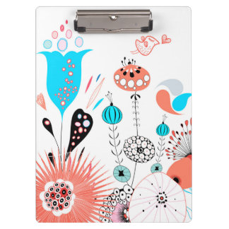 Fantasy Flowers en Birdie Clipboard Klembord