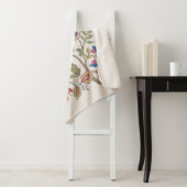 Fantasy flowers in retro, vinto, jasme, jinoban sherpa deken (In situ)