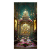 Fantasy Flowers Kerk - Poster (Voorkant)