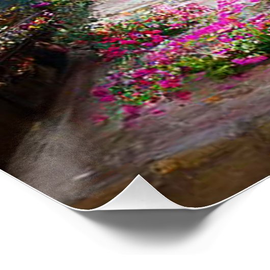 Fantasy Flowers Kerk - Poster (Hoek)