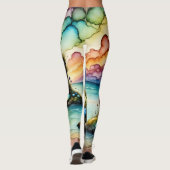 Fantasy Flowers Leggings (Achterkant)