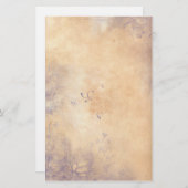 Fantasy Flowers - Paars Briefpapier (Voorkant / Achterkant)