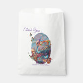 Fantasy Flowers uiten de vreugde van de natuur. Bedankzakje (Voorkant)