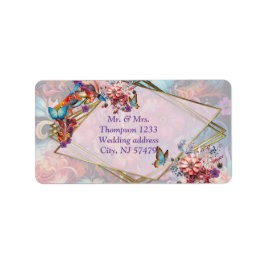 Fantasy Flowers uiten de vreugde van de natuur. Etiket