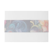 Fantasy Flowers uiten de vreugde van de natuur. Uitnodigingen Wikkel (Achterkant Voorbeeld)